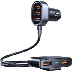 Car charger Joyroom JR-CL03 5-Port USB (black) Автомобильные зарядные устройства