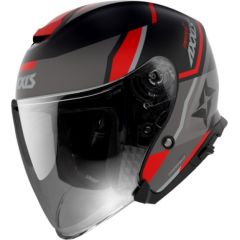 Axxis Helmets, S.a CASCO AXXIS OF504SV MIRAGE SV DAMASKO B5 ROJO MATE L
