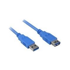 Sharkoon USB 3.0 extension cable black 1,0m