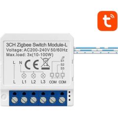 Smart Switch Module ZigBee Avatto LZWSM16-W3 No Neutral TUYA