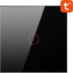 Smart Light Switch WiFi Avatto TS02-EU-B1 1 Way TUYA (black)