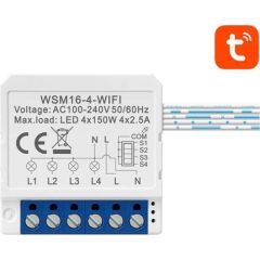 Smart Switch Module WiFi Avatto WSM16-W4 TUYA
