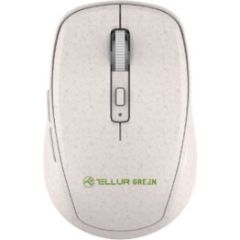 Tellur Green Wireless Mouse Nano Reciever Creame