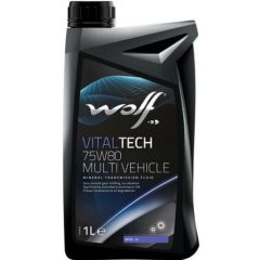 WOLF VITALTECH 75W80 MV Premium 1L, API GL 4+, MB 235.10