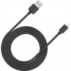 CANYON CFI-1, Lightning USB Cable for Apple, round, cable length 1m, Black, 15.9*7*1000mm, 0.018kg