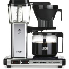 Moccamaster KBG Select Polished Silver Fully-auto Drip coffee maker 1.25 L