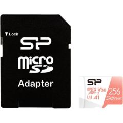 SILICON POWER memory card Superior Micro SDXC 256GB UHS-I A3 V30
