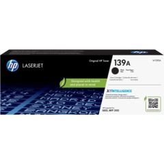 HP 139A (W1390A) toner cartridge, Black (1500 pages) Tintes printeru izejmateriāli