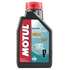 MOTUL Outboard Tech 4T 10W30 1L Laivas dzin.eļļa SJ/SG,NMMA FC-W 4T četrtaktu eļļas