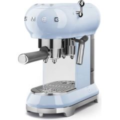 Smeg ECF01PBEU Pastel blue 50's Style Aesthetic Espresso Manual Coffee Machine