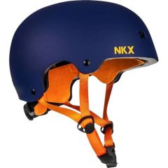 Aizsargķivere NKX Brain Saver Navy orange - S izmērs