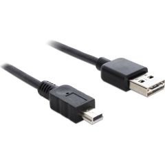DeLOCK EASY USB 2.0-A > mini USB black 3m - Plug/Plug