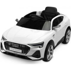 Toyz Audi E-tron Sportback, balts Vienvietīgs bērnu elektromobilis