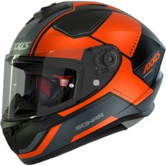 Axxis Helmets, S.a DrakenSONAR (S) B3 OrangeBlackMat ķivere