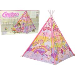 Import Leantoys Children's Light-up Tent Unicorn Ponies Pink Bērnu teltis