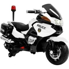 Lean Cars Electric Ride-On Police Motorbike YSA021A White-Black
