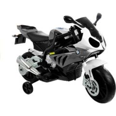 Lean Cars BMW S1000RR Silver - Electric Ride On Motorcycle