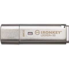 Pendrive Kingston IronKey Locker+ 50, 64 GB  (IKLP50/64GB)