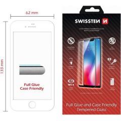Swissten Full Face Tempered Glass Защитное стекло для экрана Apple iPhone 7 / 8 белый
