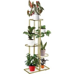 (Ir veikalā) Puķupodu statīvs Strado 97 cm metāla Plaukti  