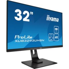 Iiyama ProLite XUB3293UHSN-B5 - LED monitor - 32' - 3840 x 2160 @60Hz (8.3 megapixel 4K UHD) - 350 cd/m² - 16:9 - 4ms - matte, black / XUB3293UHSN-B5