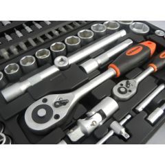 Gala atslēgu kompl. 1/2 un 1/4 94gb koferī Heidmann Jaunumi -Dārzam