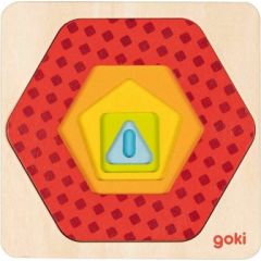 Goki Art. 57421 Puzle Ģeometriskas formas