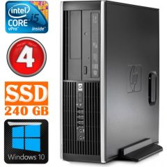 HP 8100 Elite SFF i5-650 4GB 240SSD DVD WIN10