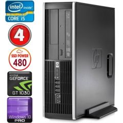 HP 8100 Elite SFF i5-750 4GB 480SSD GT1030 2GB DVD WIN10Pro