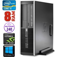 HP 8100 Elite SFF i5-750 8GB 240SSD GT1030 2GB DVD WIN10