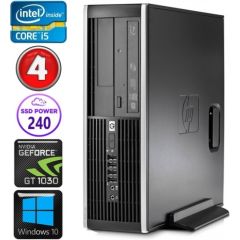 HP 8100 Elite SFF i5-750 4GB 240SSD GT1030 2GB DVD WIN10