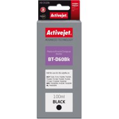 Activejet AB-D60BK ink (replacement Brother BT-D60BK; Supreme; 100 ml; black)