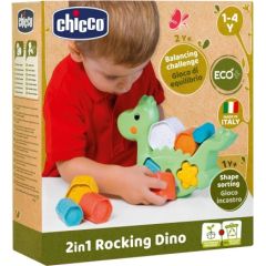 CHICCO Развивающая игрушка 2 в 1 Дино ECO