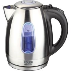 Adler AD 1223 electric kettle 1.7 L Black,Stainless steel 2200 W Tējkannas (elektriskās)