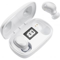 Platinet wireless earbuds Mist, white  (PM1020W)