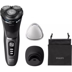 Philips Shaver Series 3000, Wet& Dry skuveklis (lādējams), melns - S3343/13