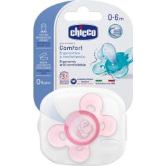 Chicco Fizioloģiskās formas māneklis Comfort, 0M, rozā Māneklīši / Knupīši