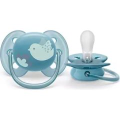 Philips Avent māneklītis Ultra soft DECO, 6-18M (1 gab), zēniem - SCF092/04 Пустышки / Соски