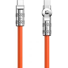 USB-C to USB-C rotating cable Dudao L24CC 120W 1m (orange)
