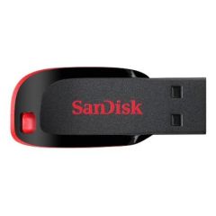 Sandisk Flash Drive Cruzer Blade 32 GB, USB 2.0, Black, Red
