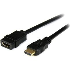HDMI kabeļa pagarinātais 1.8m melns