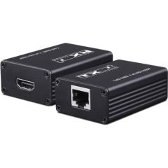 PR-HDoNET-E ~ HDMI pagarinātājs pa vītā pāra kabeli (CAT5e/6) līdz 20m 1080P