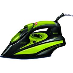 MPM MZE-04 iron Dry & Steam iron Ceramic soleplate 2400 W Black, Green Gludekļi un sistēmas