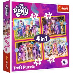 TREFL MY LITTLE PONY Комплект пазлов 4в1 Мой маленький пони