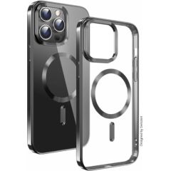 Swissten Clear Jelly Magstick Metallic Case Aizsargapvalks Priekš Apple iPhone 13 Pro Max