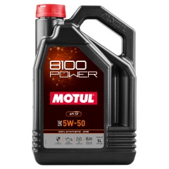 MOTUL 8100 POWER 5W50 5L API SP 100% Esteru sintēzes motoreļla Motora eļļas