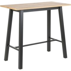 Bāra galds CHARA 117x58xH105cm, ozols/melns