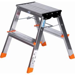 Krause Folding Step Treppy silver