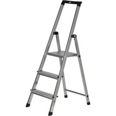 Krause Solidy Folding ladder silver