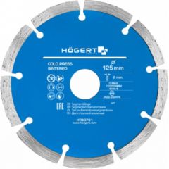 Dimanta griešanas disks Hogert HT6D751; 125 mm Dažādi diski